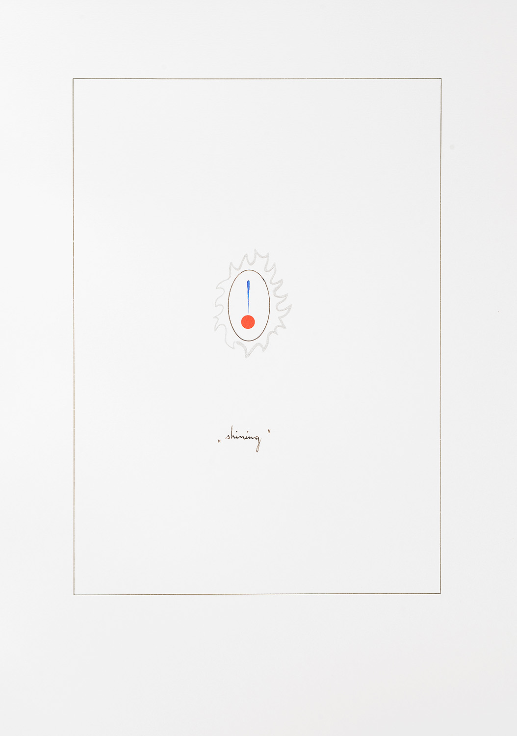 Lothar Bührmann- Cartoons, Mappe Cinema, Shining, Karton 42x30cm, 2014