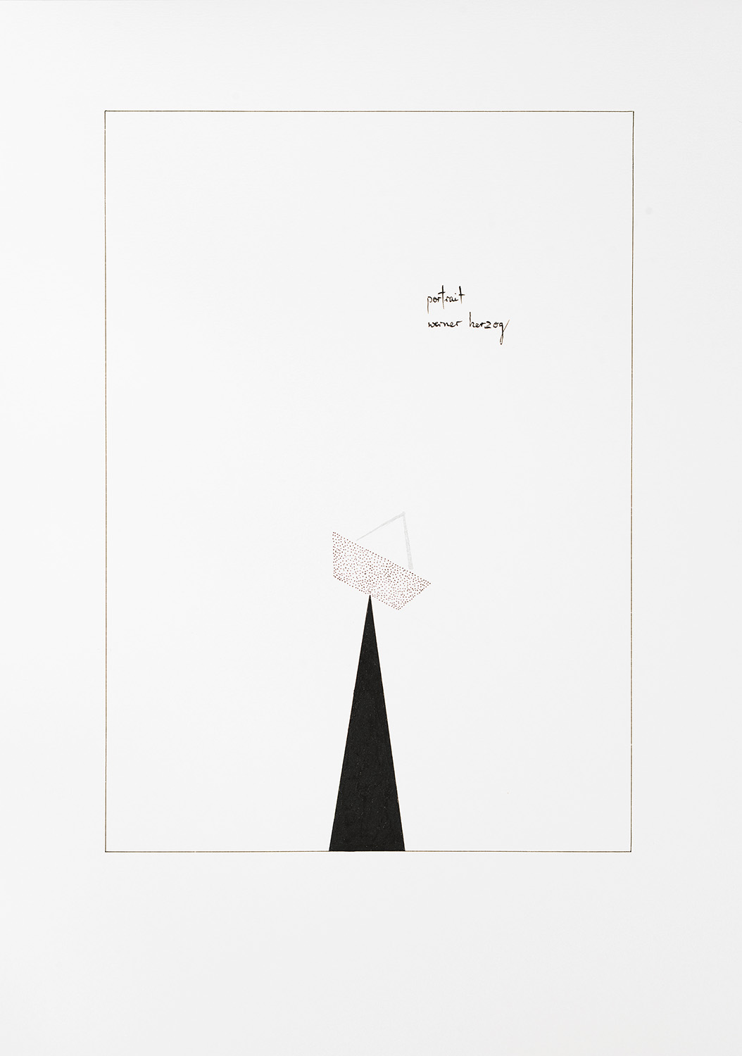 Lothar Bührmann- Cartoons, Mappe Cinema, Werner Herzog, Karton 42x30cm, 2014