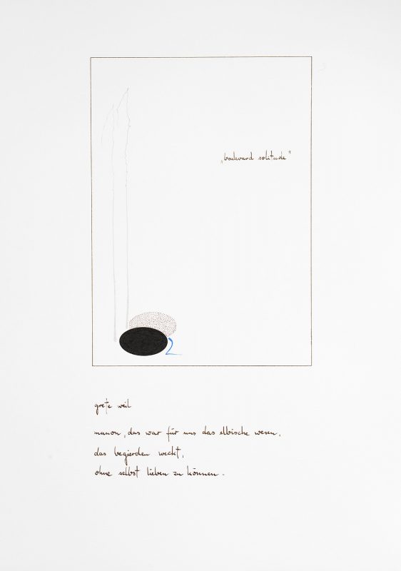 Lothar Bührmann, Cartoons opera I, Boulevard Solitude, Karton 42x30cm, 2014